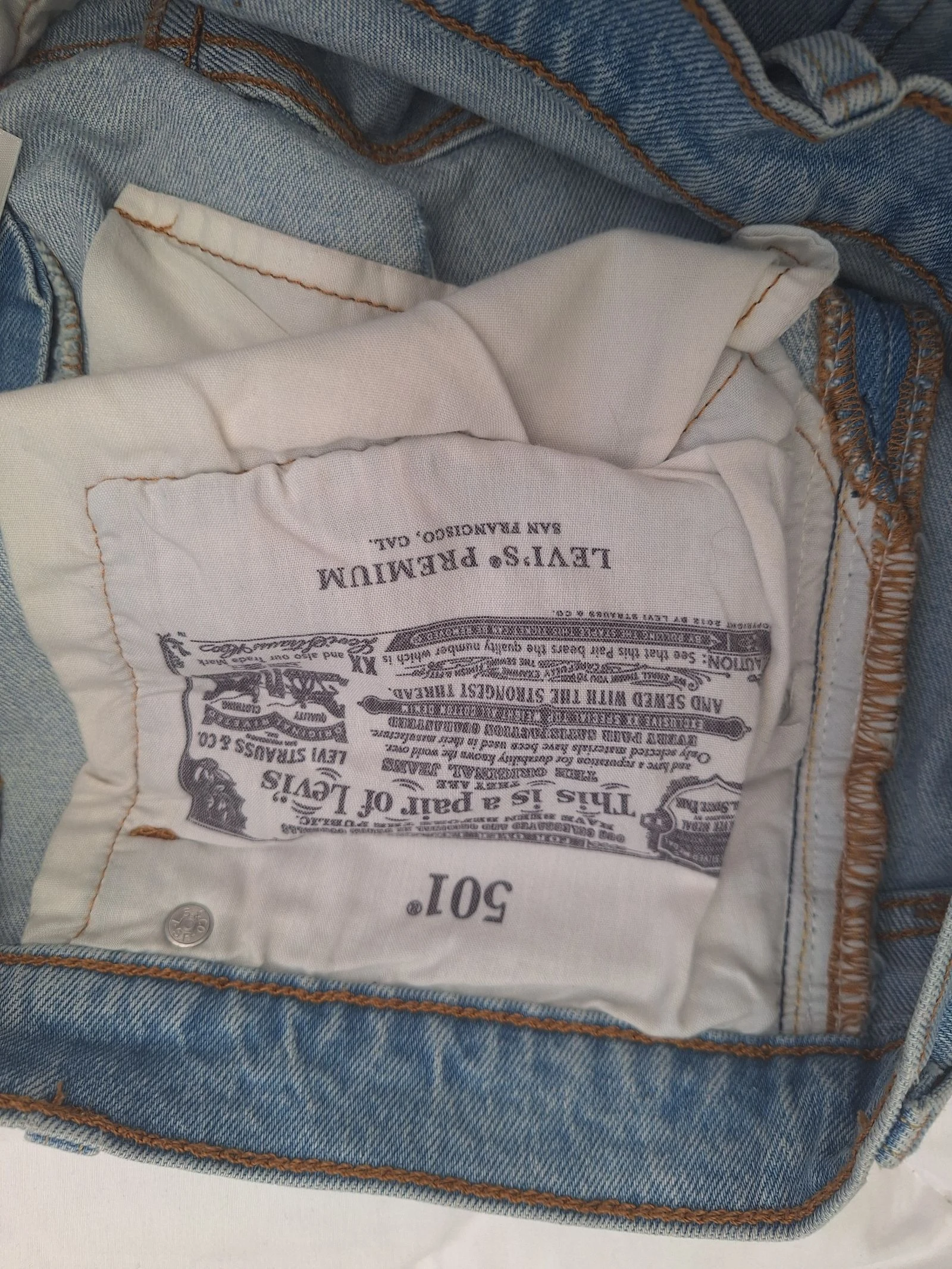 Levi's jeans shorts light blue size W29 – photo 10